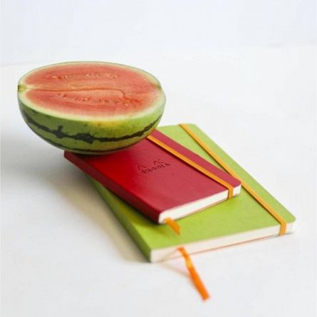 Agenda A5, 96 file, dictando, hardcover, Rhodia Rhodiorama, verde Anise