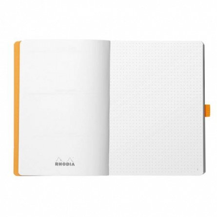 Agenda A5, 120 file, punctat, softcover, Rhodia Goalbook, verde Aqua