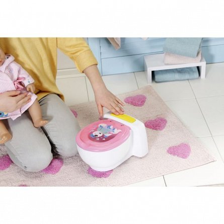 Accesorii Zapf Baby Born - Toaleta cu efecte sonore