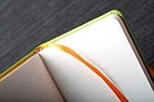 Agenda A5, 120 file, punctat, hardcover, Rhodia Goalbook, bej