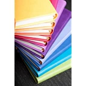 Agenda A5, 120 file, punctat, hardcover, Rhodia Goalbook, bej