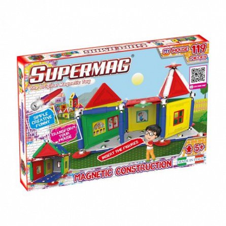 Supermag, My house - Set constructie 119 piese