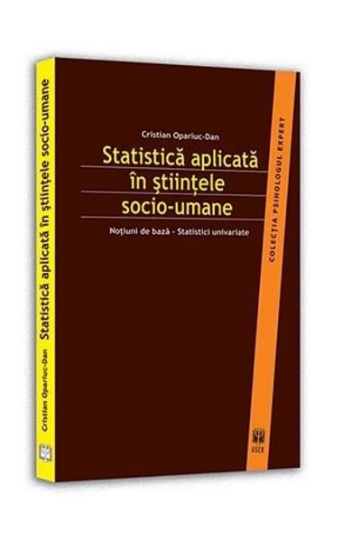 Statistica aplicata in stiintele socio-umane
