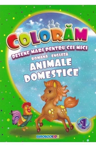 Coloram desene mari pentru cei mici. Animale domestice