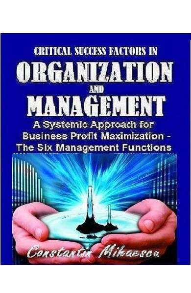 Critical Success Factors In Organization And Management