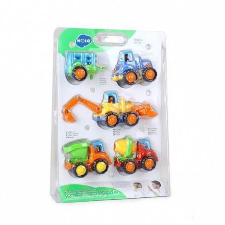 Jucarie Hola Toys - Set 4 vehicule la ferma