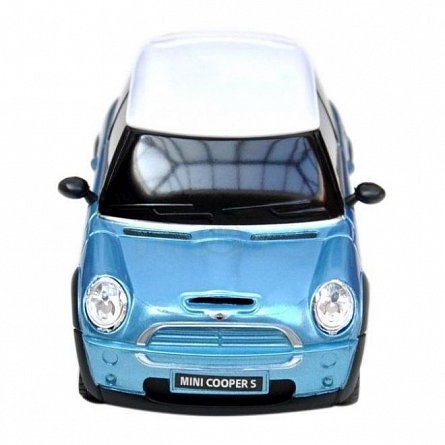 Masina RC Rastar - Mini Cooper S, bleu, 1:18