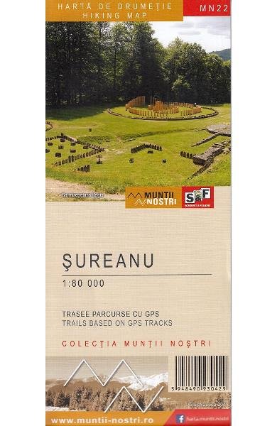 Muntii Sureanu. Harta de drumetie