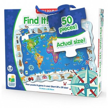Puzzle si Joc - Harta Lumii, The Learning Journey