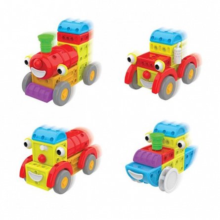 Set constructie Techno Kids 4 in 1 - In oras, The Learning Journey
