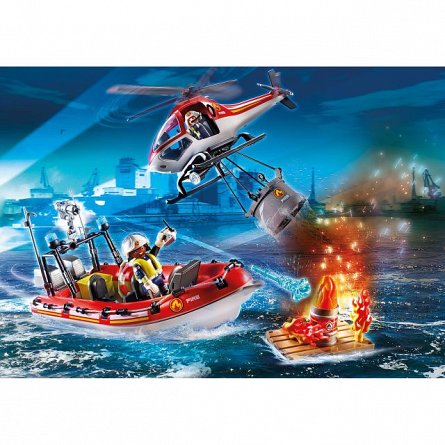 Playmobil City Action - Misiunea de salvare a pompierilor