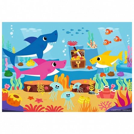 Puzzle Ravensburger - Baby Shark, 2x24 piese