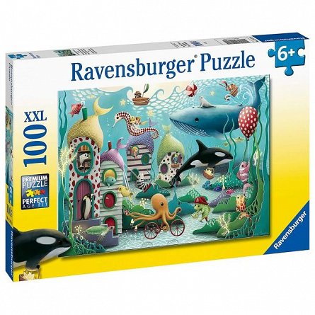 Puzzle Ravensburger - Animale subacvatice, 100 piese