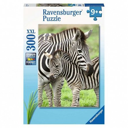 Puzzle Ravensburger - Zebre, 300 piese