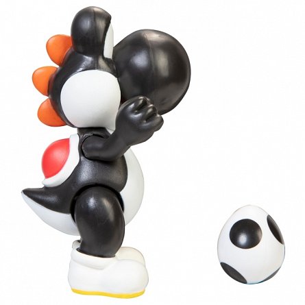 Figurina Mario Nintendo, 10 cm, W22 Black Yoshi