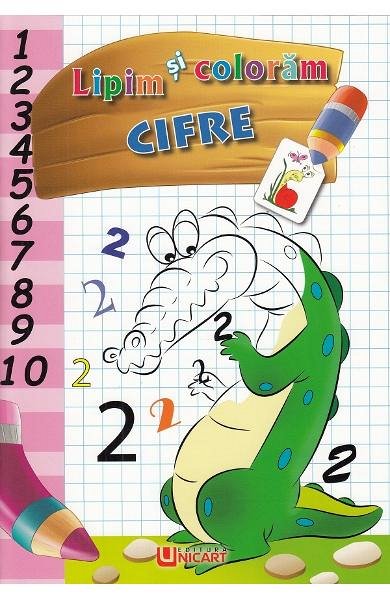 Lipim si coloram. Cifre