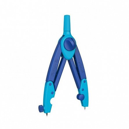 Compas Pelikan Griffix, ergonomic, albastru