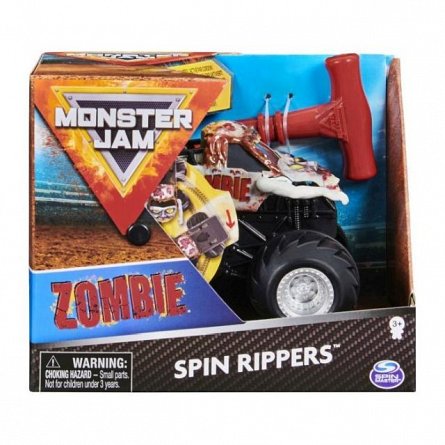 Masina Monster Jam - Spin Rippers, Zombie, 1:43