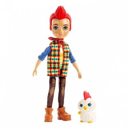 Papusa Enchantimals -  Redward Rooster si Cluck