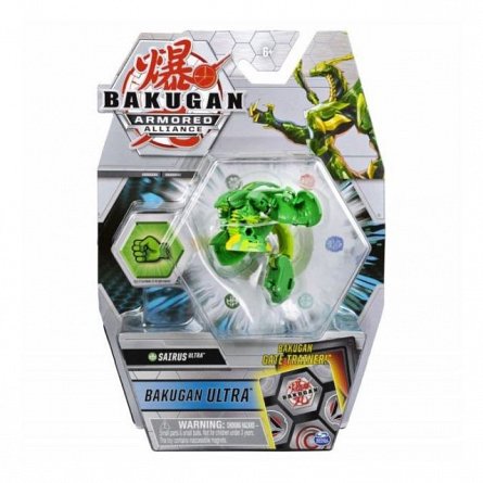 Figurina Bakugan Ultra - Sairus, cu card baku-gear, S2