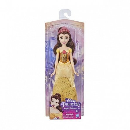 Papusa Disney Princess, Royal Shimmer - Belle, 29 cm