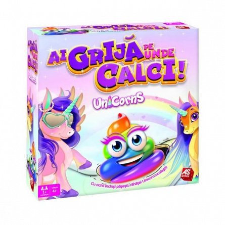 Joc Ai grija pe unde calci - Unicorns, 4 ani plus