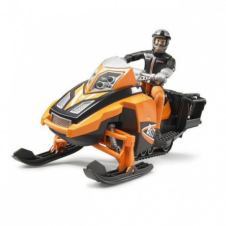 Snowmobil cu sofer si accesorii, Bruder