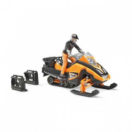 Snowmobil cu sofer si accesorii, Bruder