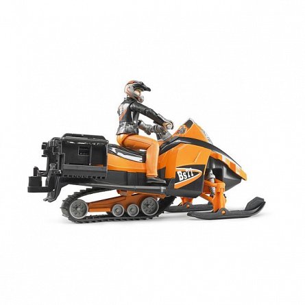 Snowmobil cu sofer si accesorii, Bruder