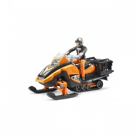 Snowmobil cu sofer si accesorii, Bruder