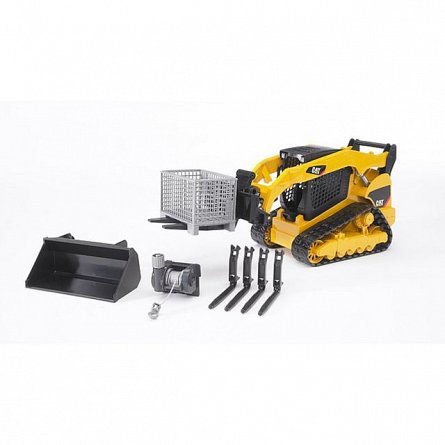 Incarcator compact pe senile CAT, Bruder