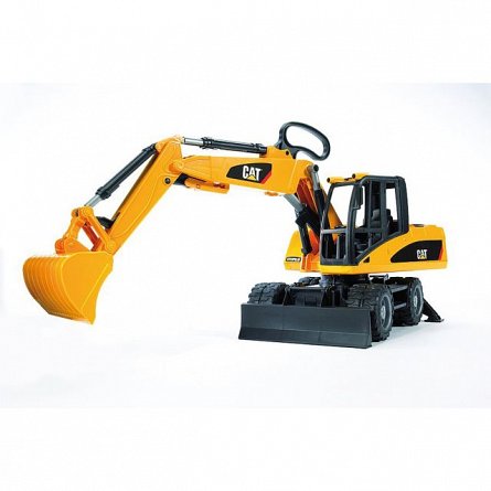 Excavator pe roti CAT, Bruder