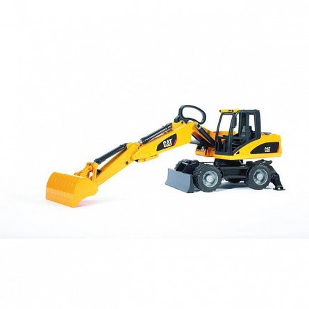 Excavator pe roti CAT, Bruder