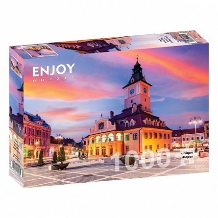 Puzzle Enjoy - Piata Sfatului, Brasov, 1000 piese