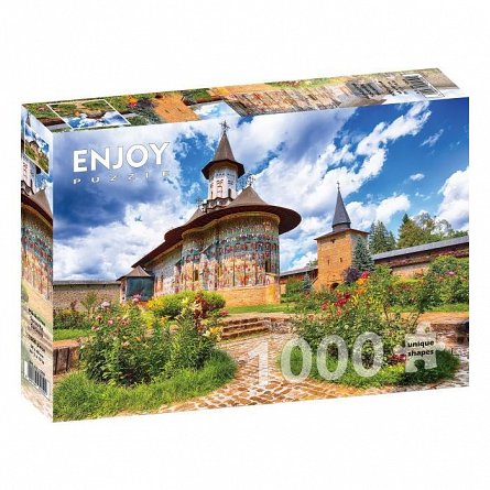 Puzzle Enjoy - Sucevita Monastery, Suceava, 1000 piese