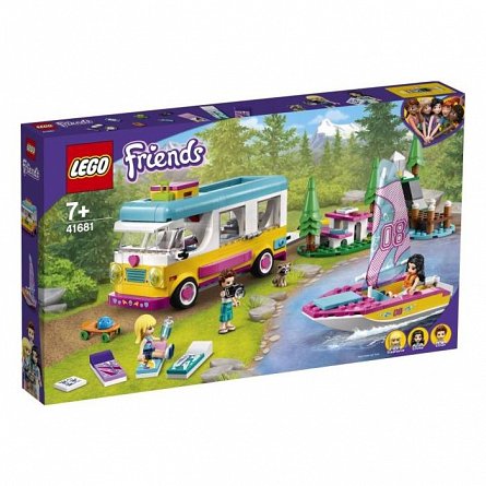 Lego Friends - Rulota de caming si barca 41681