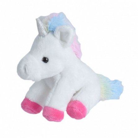 Plus Wild Republic - Unicorn Alb, 13 cm