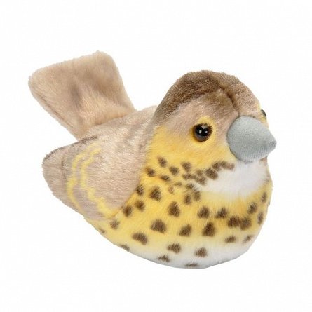 Plus Wild Republic cu sunet - Sturz cantator, Song Thrush, 13 cm