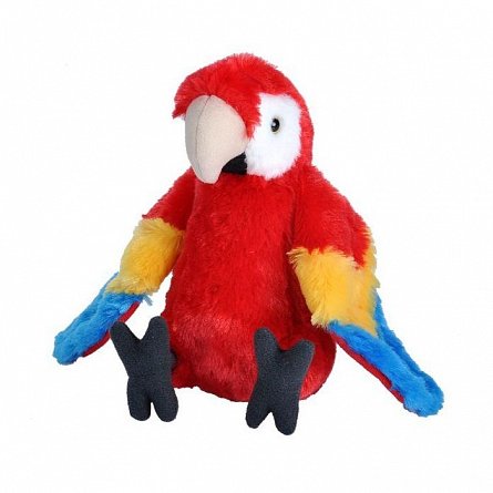 Plus Wild Republic - Papagal Macaw Stacojiu, 20 cm