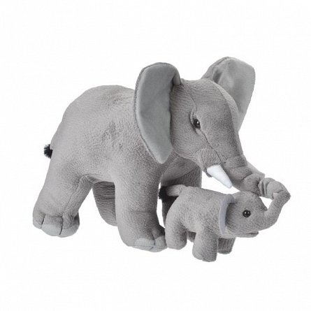 Plus Wild Republic - Mama si Puiul, Elefant, 25 cm