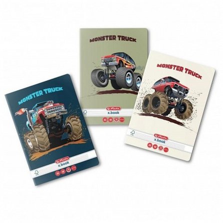Caiet A5, 48 file, 70 g-mp, dictando, Monster Truck