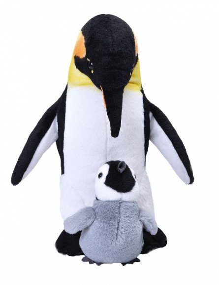 Plus Wild Republic - Mama si Puiul, Pinguin, 20 cm