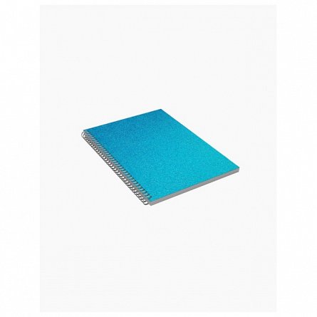 Caiet cu spira A5, 80 file, matematica, BiroCo, Glitter, diverse modele