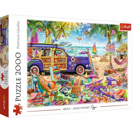 Puzzle Trefl - Vacanta Tropicala, 2000 piese