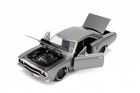 Masinuta Fast and Furious - 1970 Dom's Plymouth Road Runner, 1:24