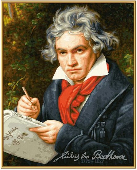 Set pictura pe numere Schipper - Ludwig Van Beethoven, 40x50 cm