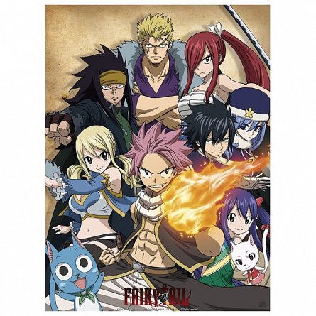 Poster FAIRY TAIL, Guild, 52x38 cm