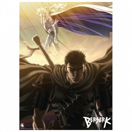 Poster BERSERK, Guts and Griffith, 52x38 cm