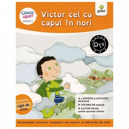Victor cel cu capul in nori. Citesc usor! Nivelul 1