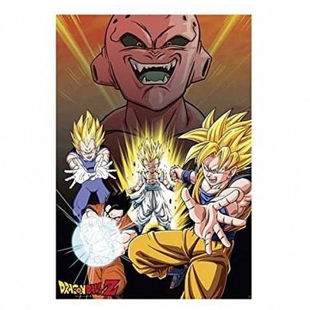 Poster DRAGON BALL, Buu Vs Saiyans (91.5x61)
